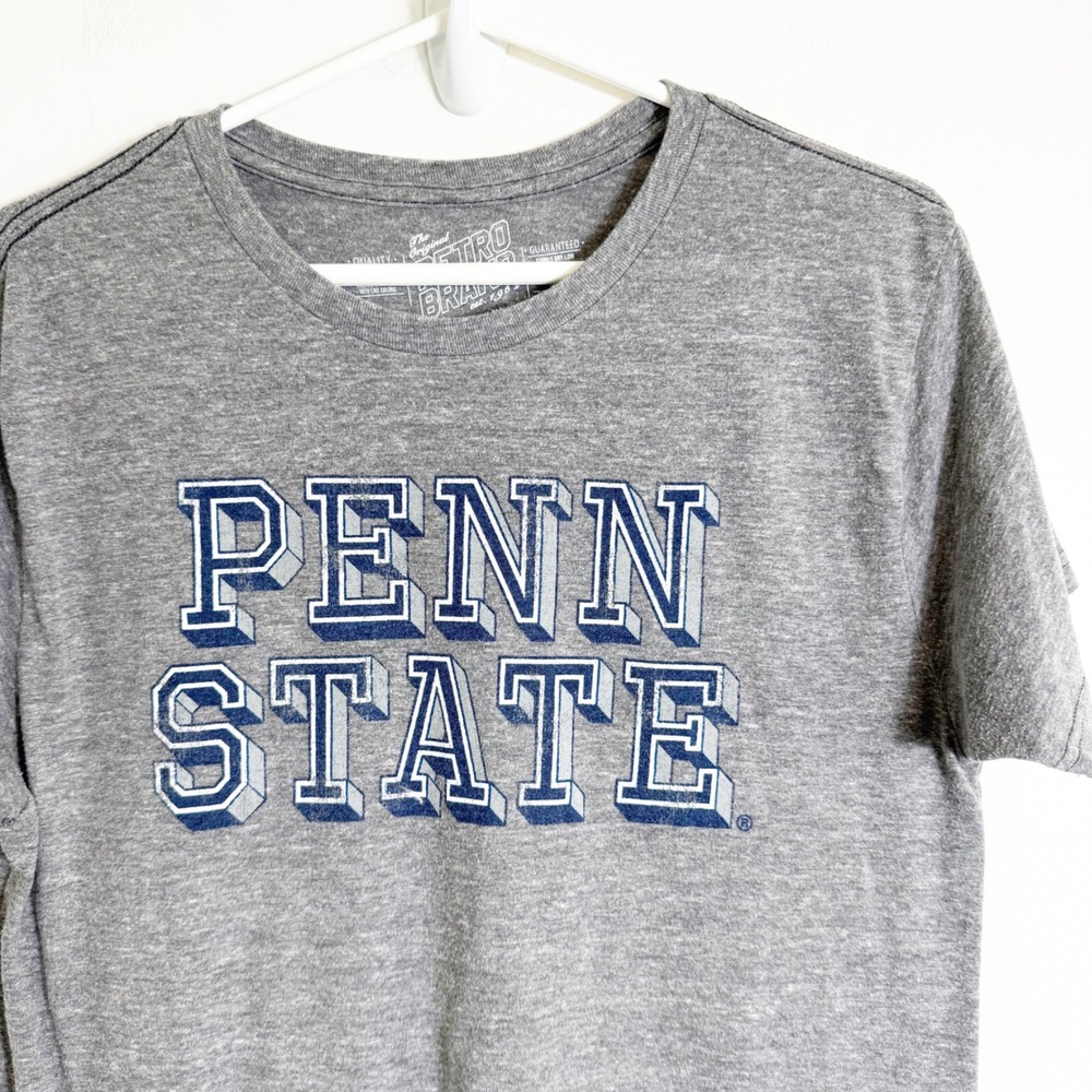 Original Retro Brand T-Shirt Mens Medium Gray Penn State Nittany Lions Graphic